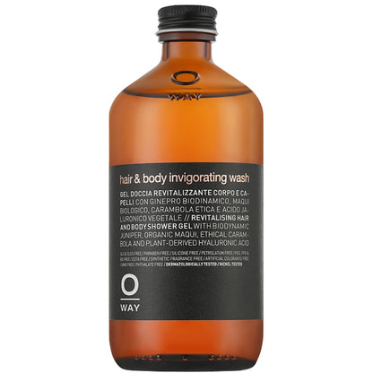 Oway Men Hair &amp; Body Invigorating Wash - Гель-енергетик для душа