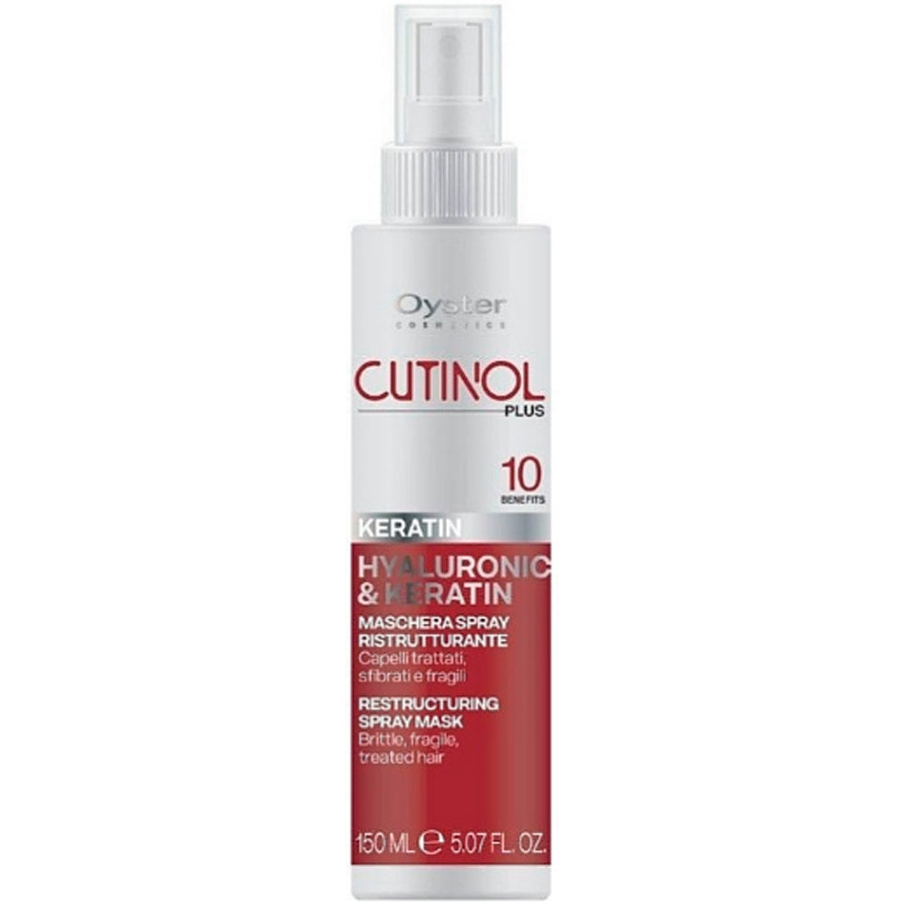 Спрей-маска с кератином для восстановления волос - Oyster Cutinol Plus Hyaluronic &amp; Keratin Spray-Mask
