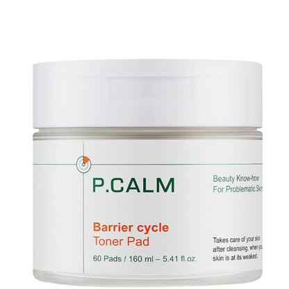 Пади-тонер для регенерації бар'єру шкіри - P.Calm Barrier Cycle Toner Pad