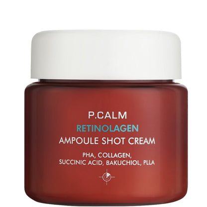 Крем-сироватка для звуження пор - P.Calm Retinolagen Ampoule Shot Cream