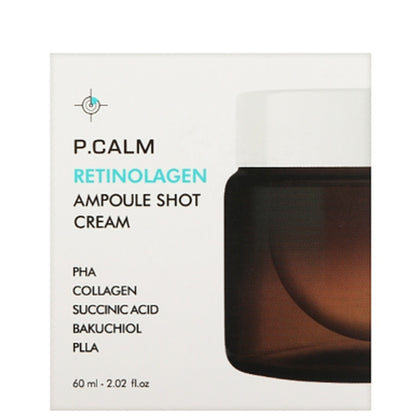 Крем-сироватка для звуження пор - P.Calm Retinolagen Ampoule Shot Cream