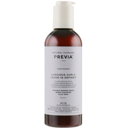 Previa Borage Glycerides Anti-Frizz Leave-in Definer – Дефайнер від заплутування з антистатиком