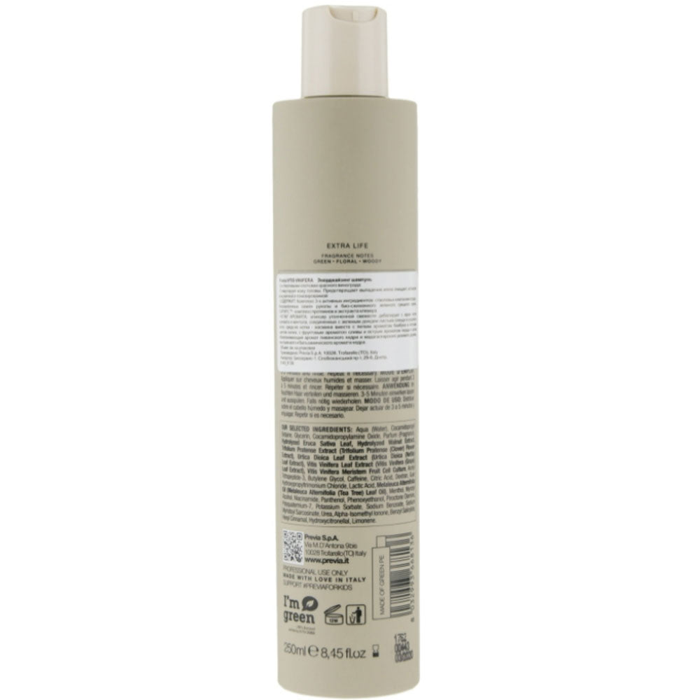 Previa Vitis Vinifera Energising Shampoo – Энерджайзинг шампунь против выпадения волос