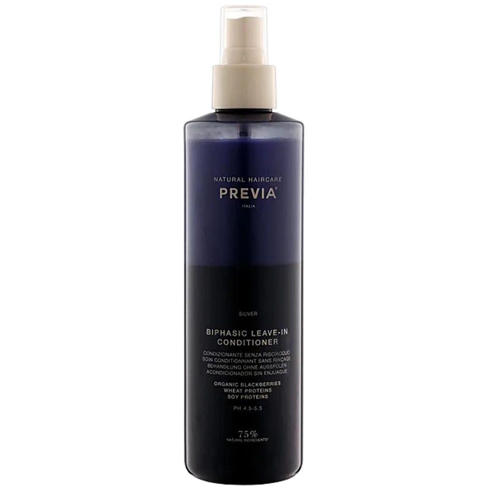 Двофазний кондиціонер Срібний блиск - Previa Blackberry Silver Biphasic Leave-in Conditioner