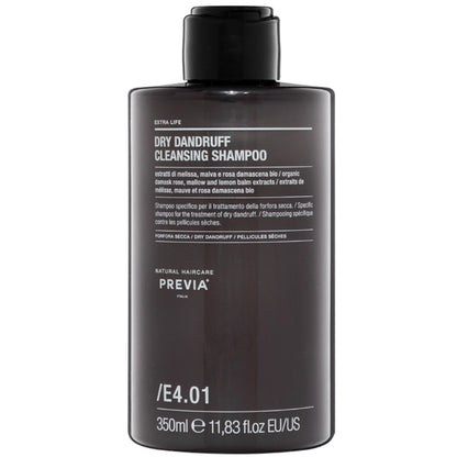 Шампунь очищувальний проти сухої лупи - Previa Extra Life Dry Dandruff Cleansing Shampoo