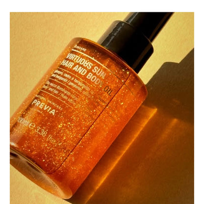 Олія-шимер для волосся та тіла - Previa Sun Care Virtuous Sun Hair And Body Oil 2