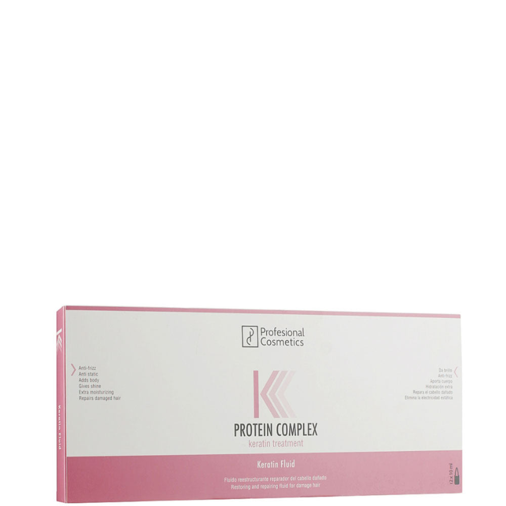 Profesional Cosmetics Protein Complex Keratin Fluid - Кератинові ампули для відновлення волосся