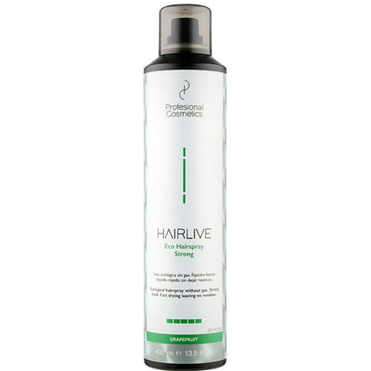 Profesional Cosmetics Hairlive Eco Hairspray Strong - Эко-лак для волос сильной фиксации