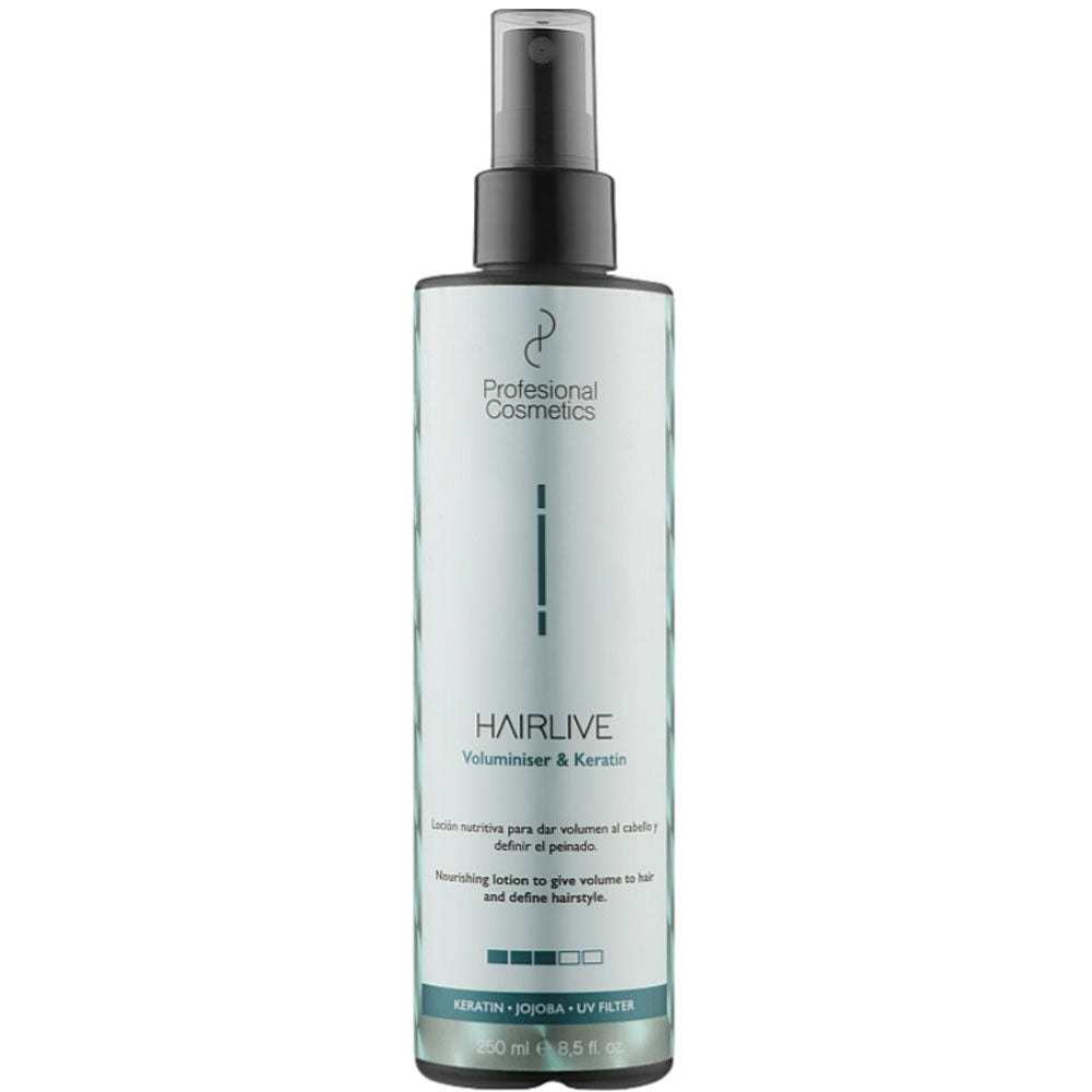 Profesional Cosmetics Hairlive Voluminiser &amp; Keratin Spray - Спрей для об&