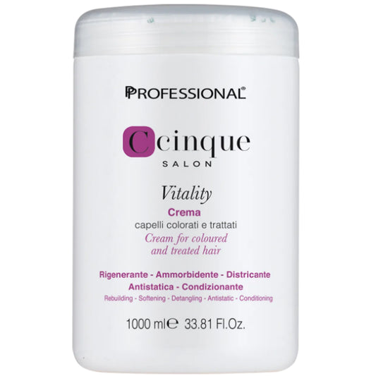 Крем-маска для фарбованого волосся - Professional C Cinque Vitality Cream-Mask