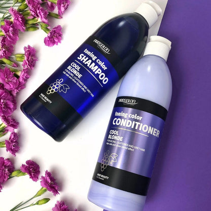 Кондиціонер для світлого, освітленого та сивого волосся - Prosalon 5