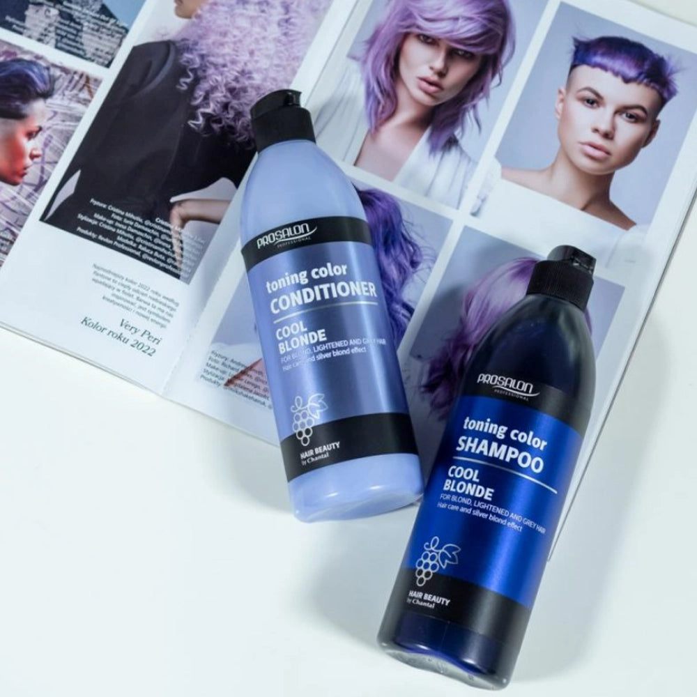 Шампунь для світлого, освітленого та сивого волосся - Prosalon 5