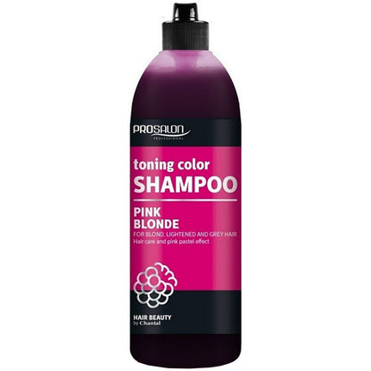 Тонирующий шампунь для светлых и седых волос - Prosalon Toning Color Shampoo Pink Blonde
