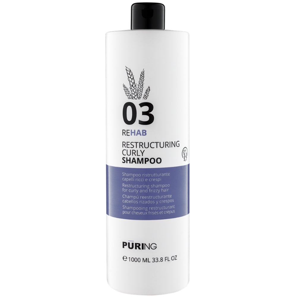 Реструктуруючий шампунь для виткого волосся - Puring 03 Rehab Restructuring Curly Shampoo