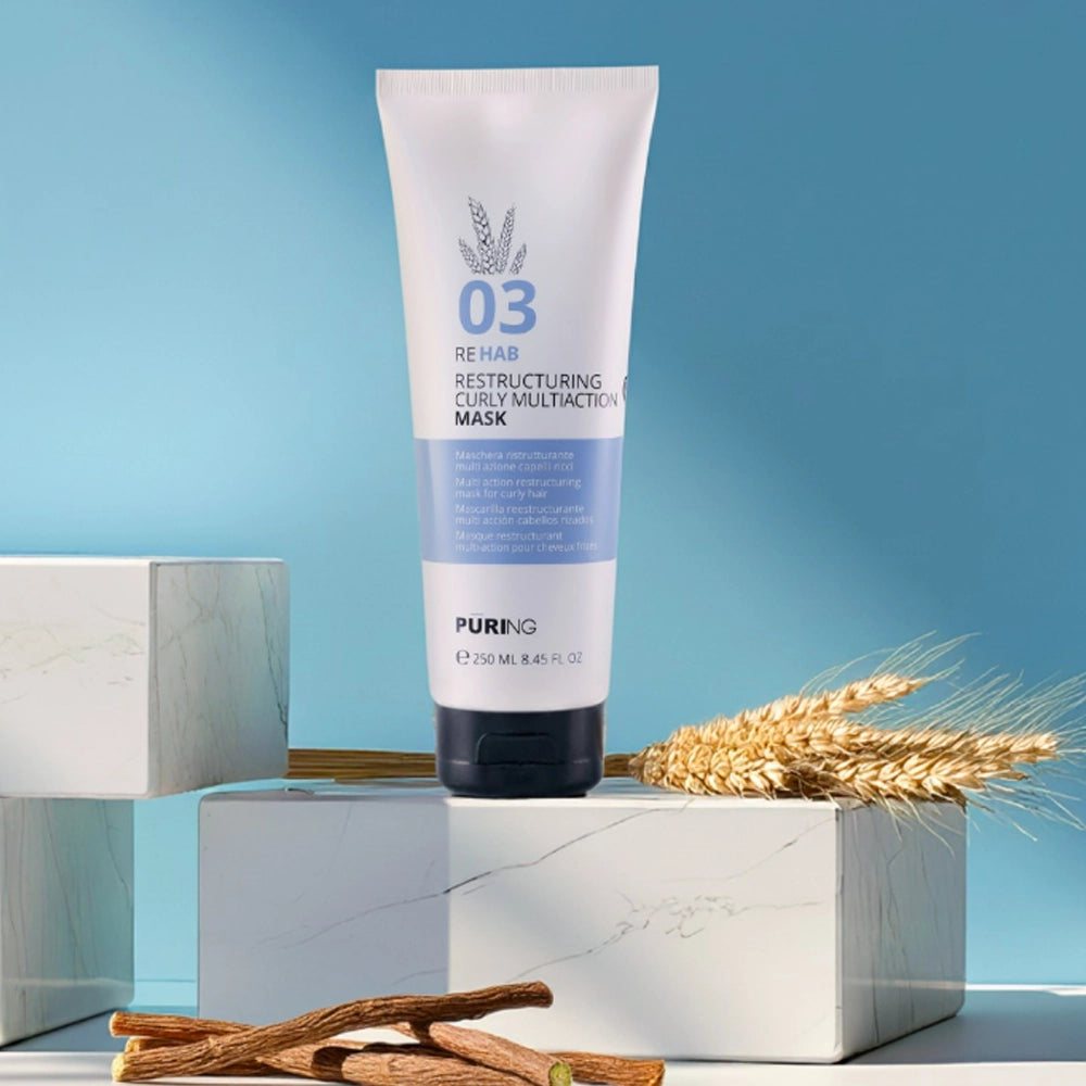 Реструктуруюча мультиактивна маска для виткого волосся - Puring 03 Rehab