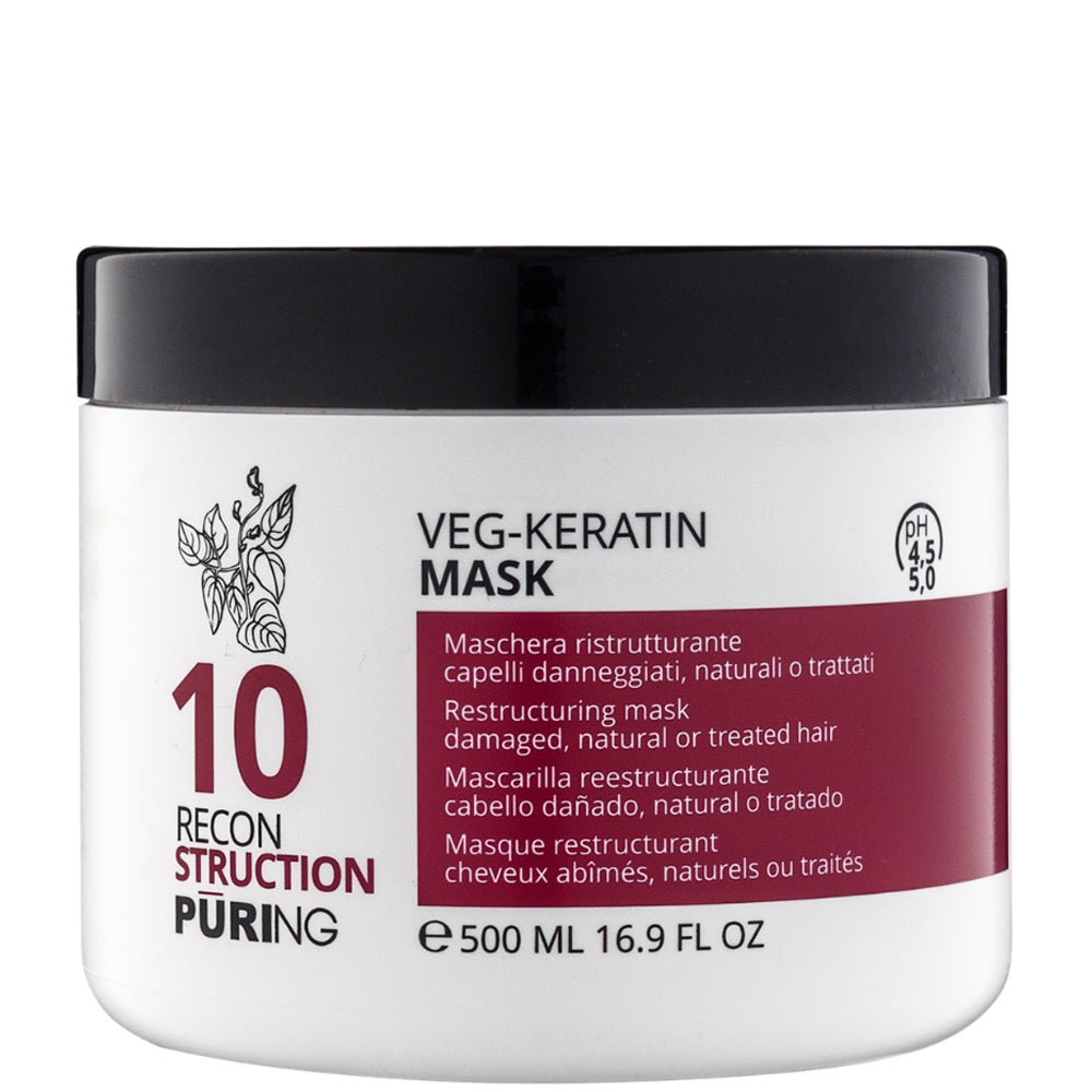 Восстанавливающая маска с растительным кератином - Puring 10 Reconstruction Veg-keratin Mask
