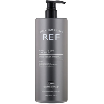 Шампунь-гель для душу чоловічий - REF Hair and Body Shampoo