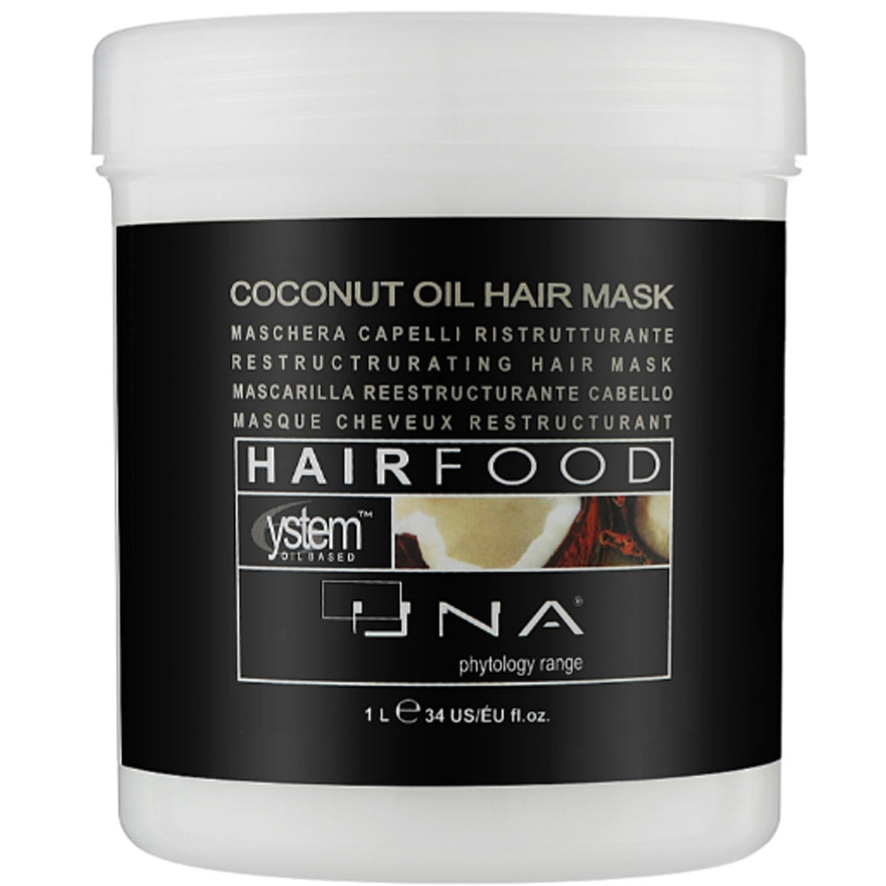 Rolland Una Hair Food Coconut Oil Hair Treatment - Маска для восстановления структуры волос Масло кокоса