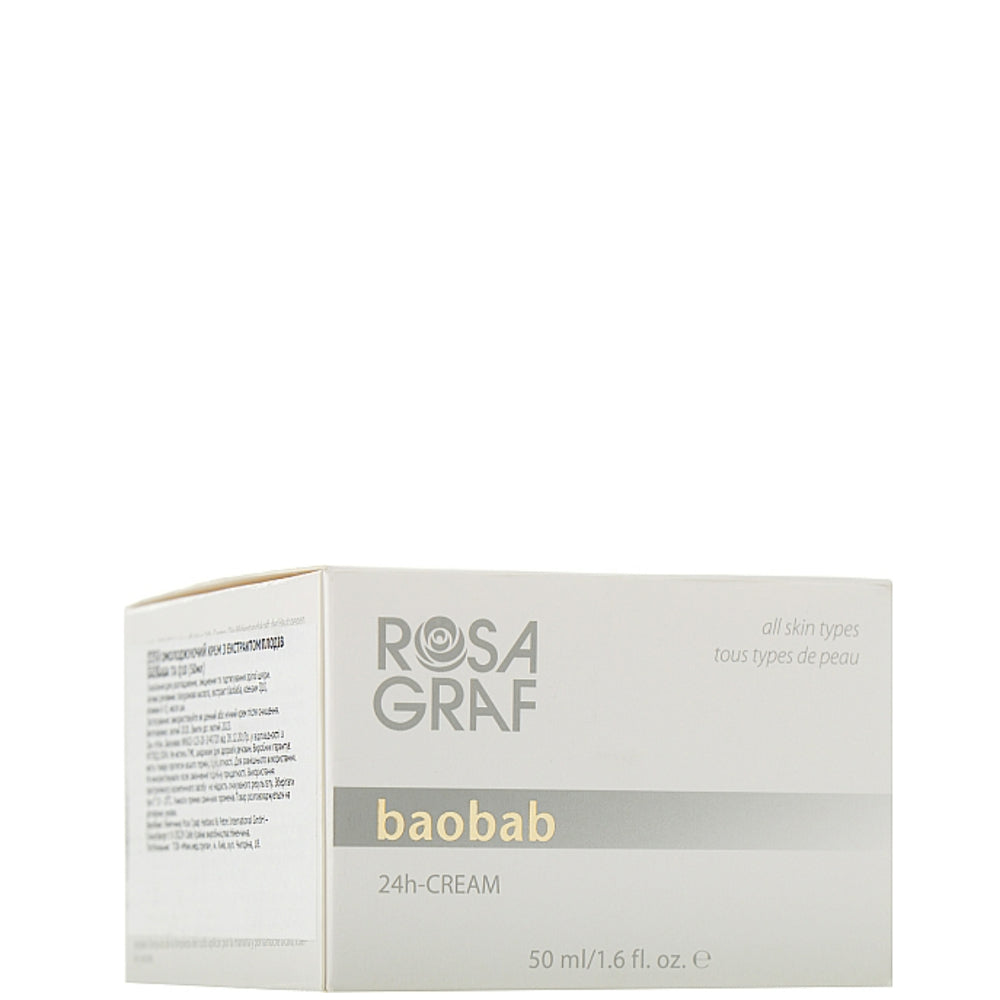 Rosa Graf Baobab 24h Cream - Омолоджуючий крем з екстрактом баобаба і Q10