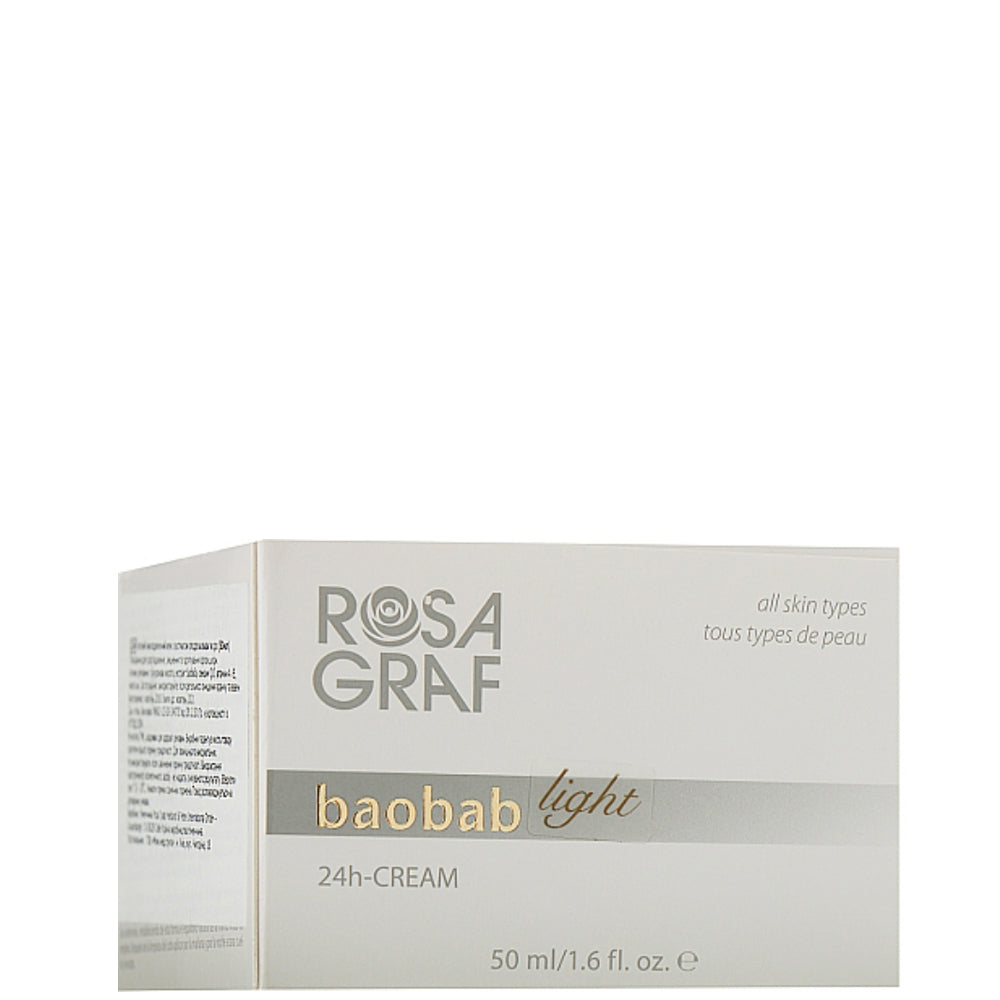 Rosa Graf Baobab Light 24h Cream - Легкий омолаживающий крем с экстрактом плодов баобаба и Q10
