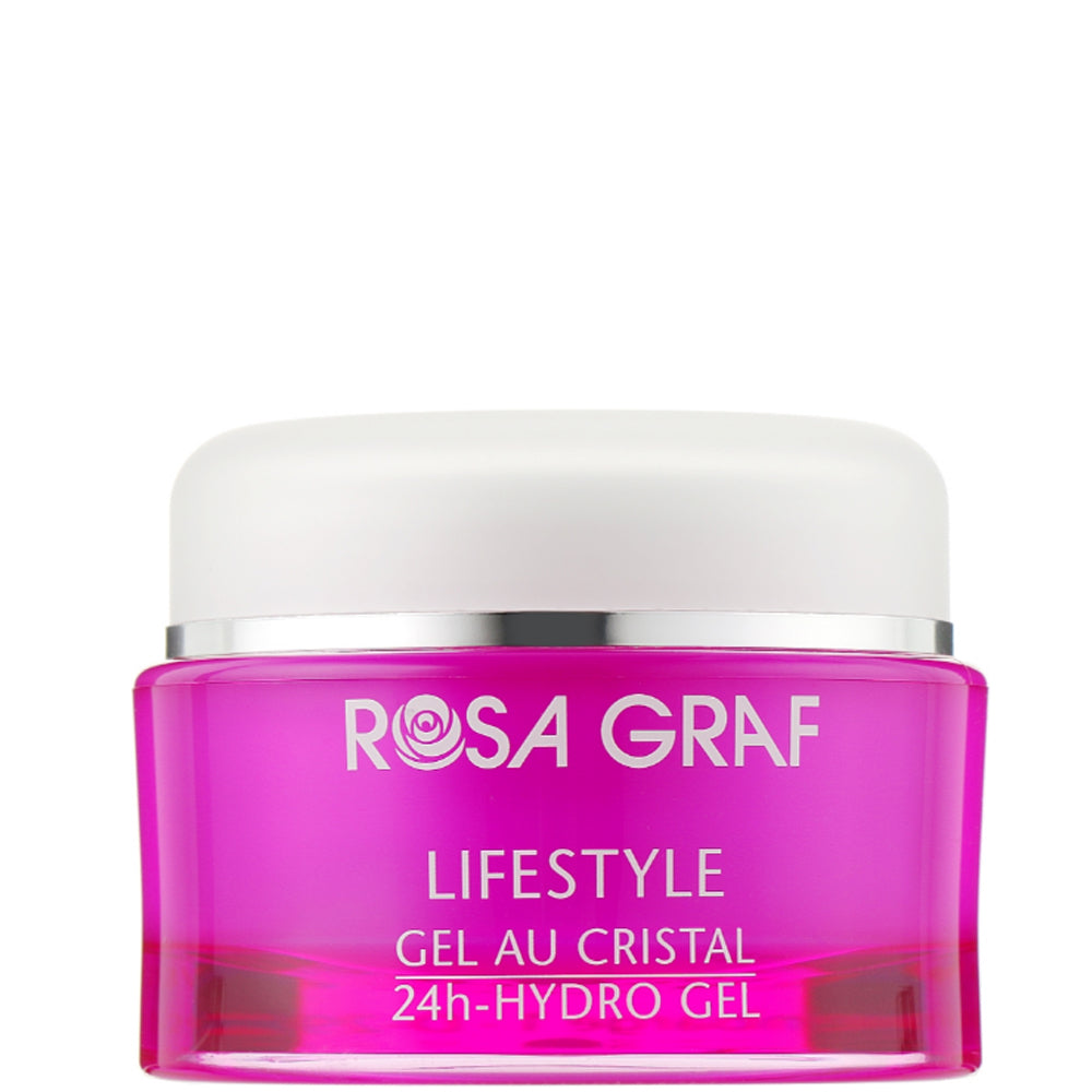 Rosa Graf Lifestyle 24h-Hydro Gel - Кришталевий крем-гель для контуру очей з вітаміном А