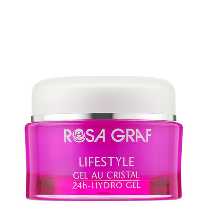 Rosa Graf Lifestyle 24h-Hydro Gel - Кришталевий крем-гель для контуру очей з вітаміном А