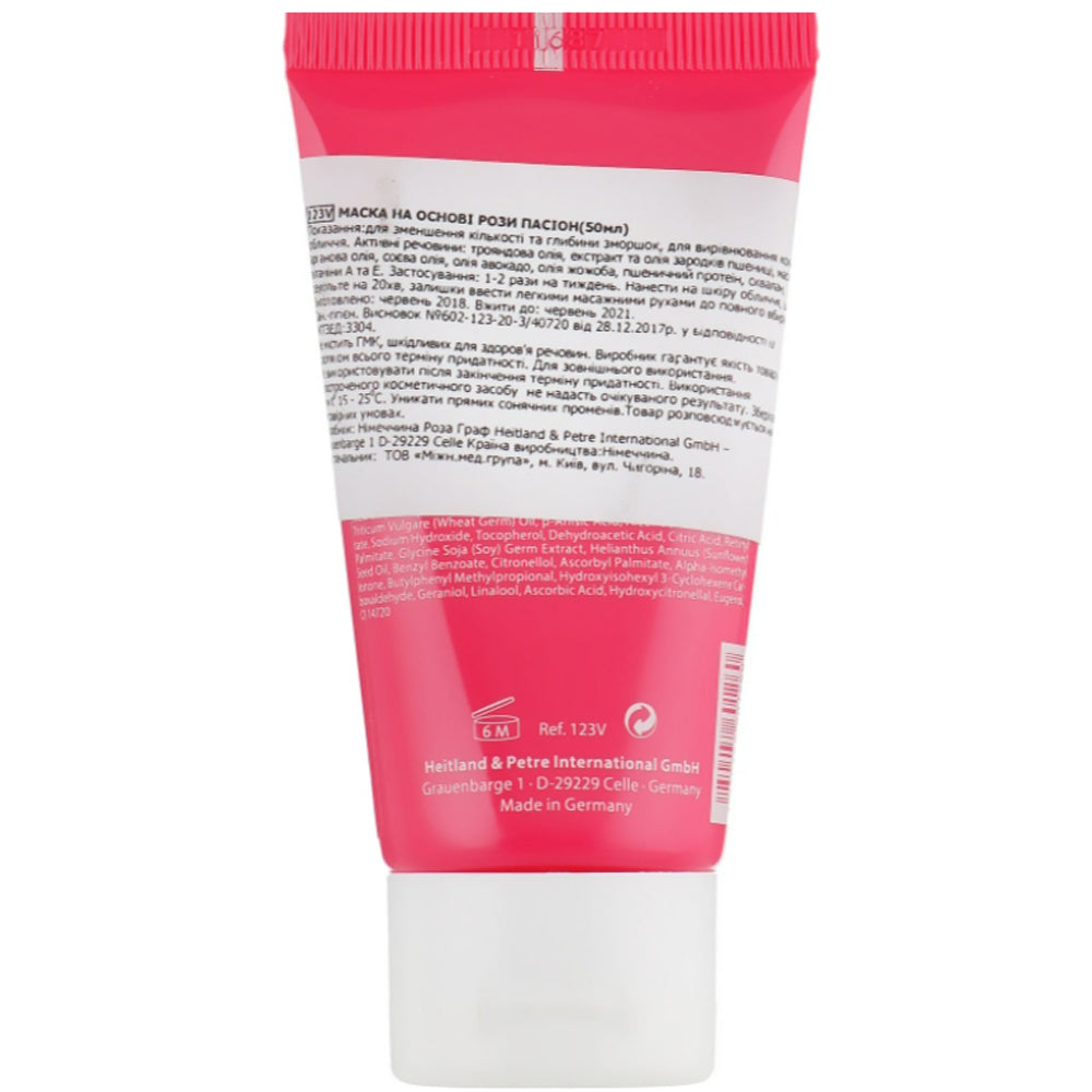 Rosa Graf Passion Rose Mask - Маска на основі троянди Пассіон