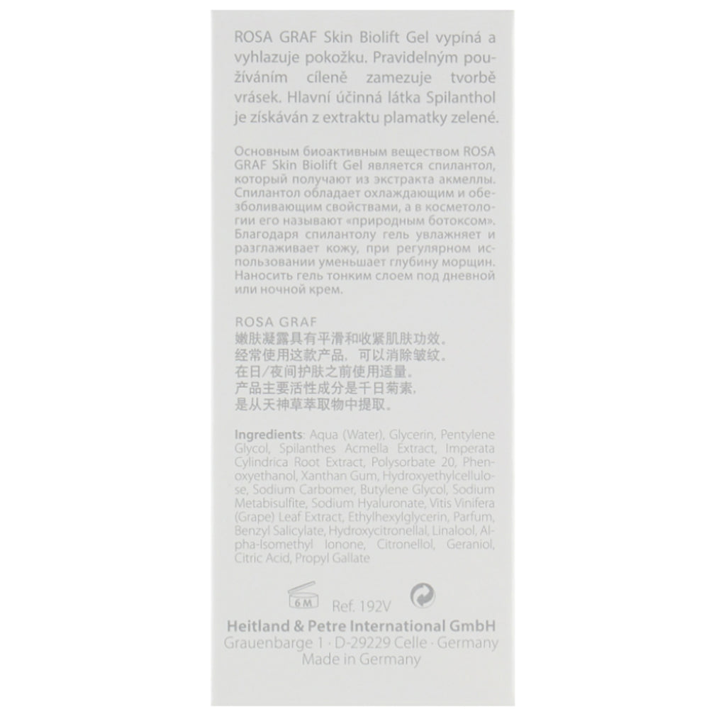 Rosa Graf Skin Biolift Gel - Біоліфт гель