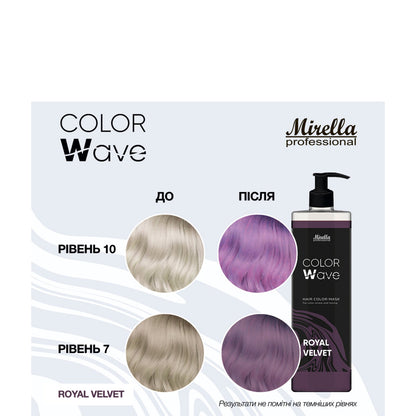 Тонуюча маска для волосся - Mirella Professional Color Wave 380 ml