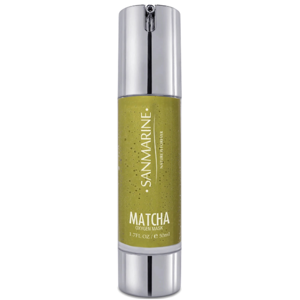 Киснева маска з матчу - Sanmarine Natural Elements Matcha Oxygen Mask