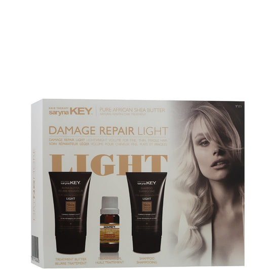 Набір для відновлення волосся полегшена формула - Saryna Key Damage Repair Light Kit
