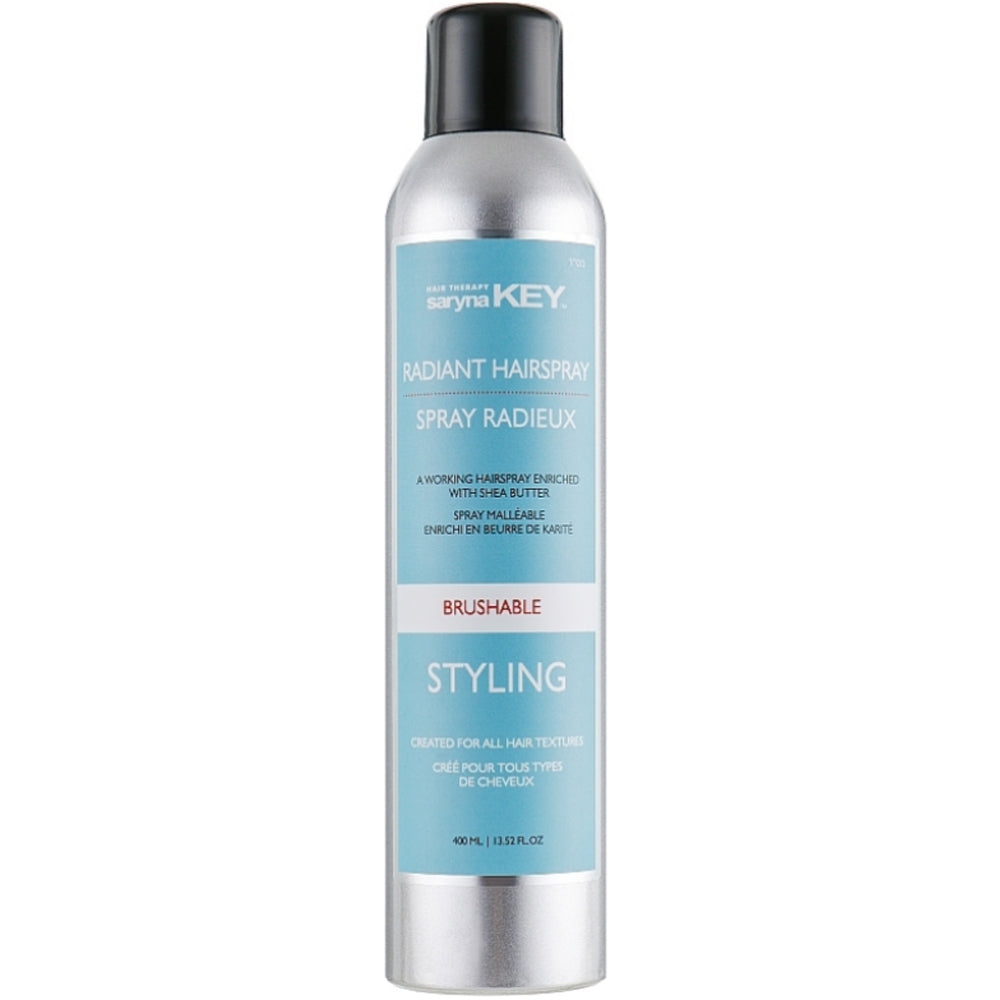Лак для блеска волос средней фиксации - Saryna Key Styling Brushable Radiant Hairspray