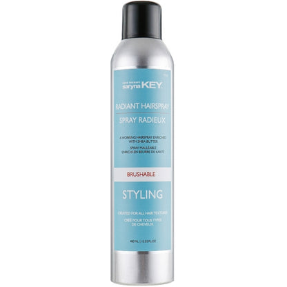 Лак для блеска волос средней фиксации - Saryna Key Styling Brushable Radiant Hairspray