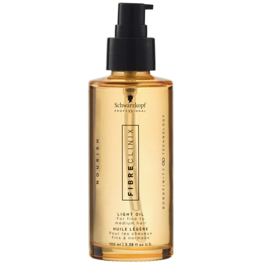 Невагома олія для тонкого та нормального волосся - Schwarzkopf Fibre Clinix Bondfinity Light Oil