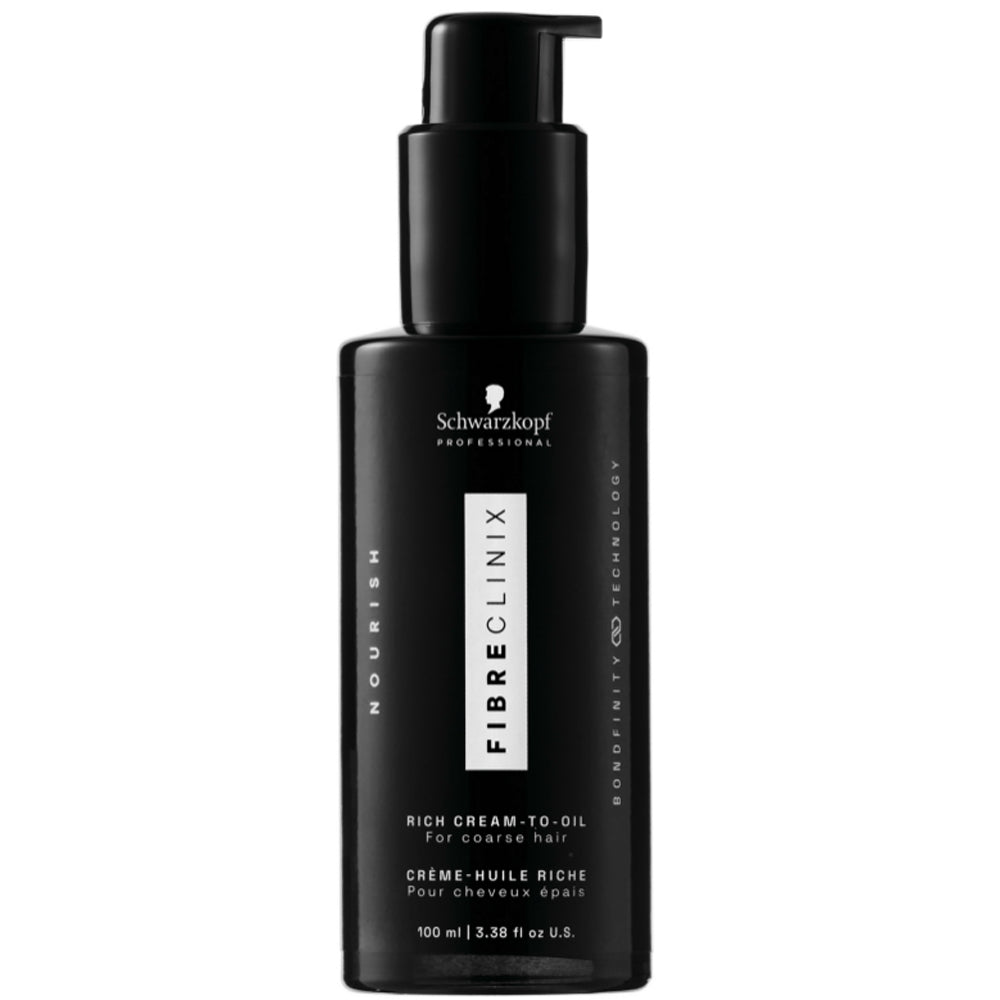 Живильний крем-олія для жорсткого волосся - Schwarzkopf Fibre Clinix Bondfinity Rich Cream-To-Oil