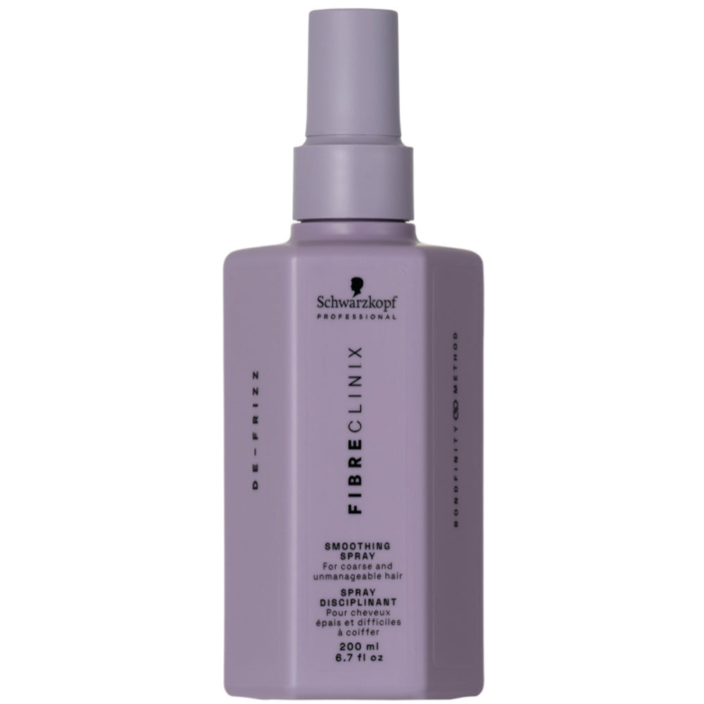 Розгладжуючий спрей для жорстокого та неслухняного волосся - Schwarzkopf Fibre Clinix De-Frizz Smoothing Spray