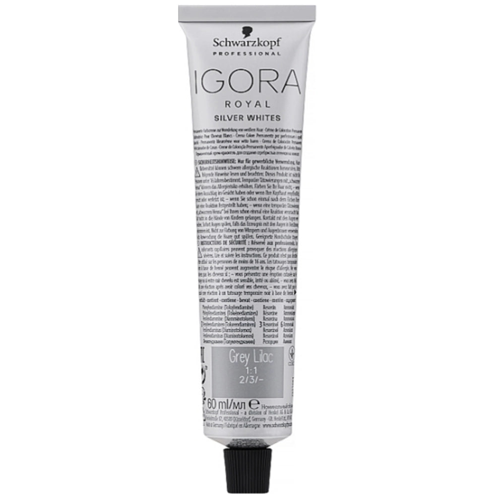 Перманентна фарба для зрілого волосся 60 мл - Schwarzkopf Igora Royal Silver Whites
