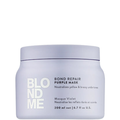 Фиолетовая маска для волос - Schwarzkopf Professional BlondMe Bond Repair Purple Mask