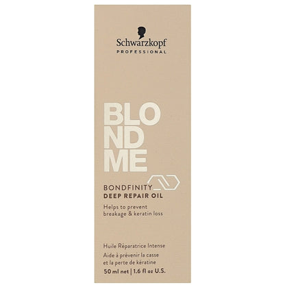 Восстанавливающе масло для волос - Schwarzkopf Professional Blondme Bondfinity Deep Repair Oil