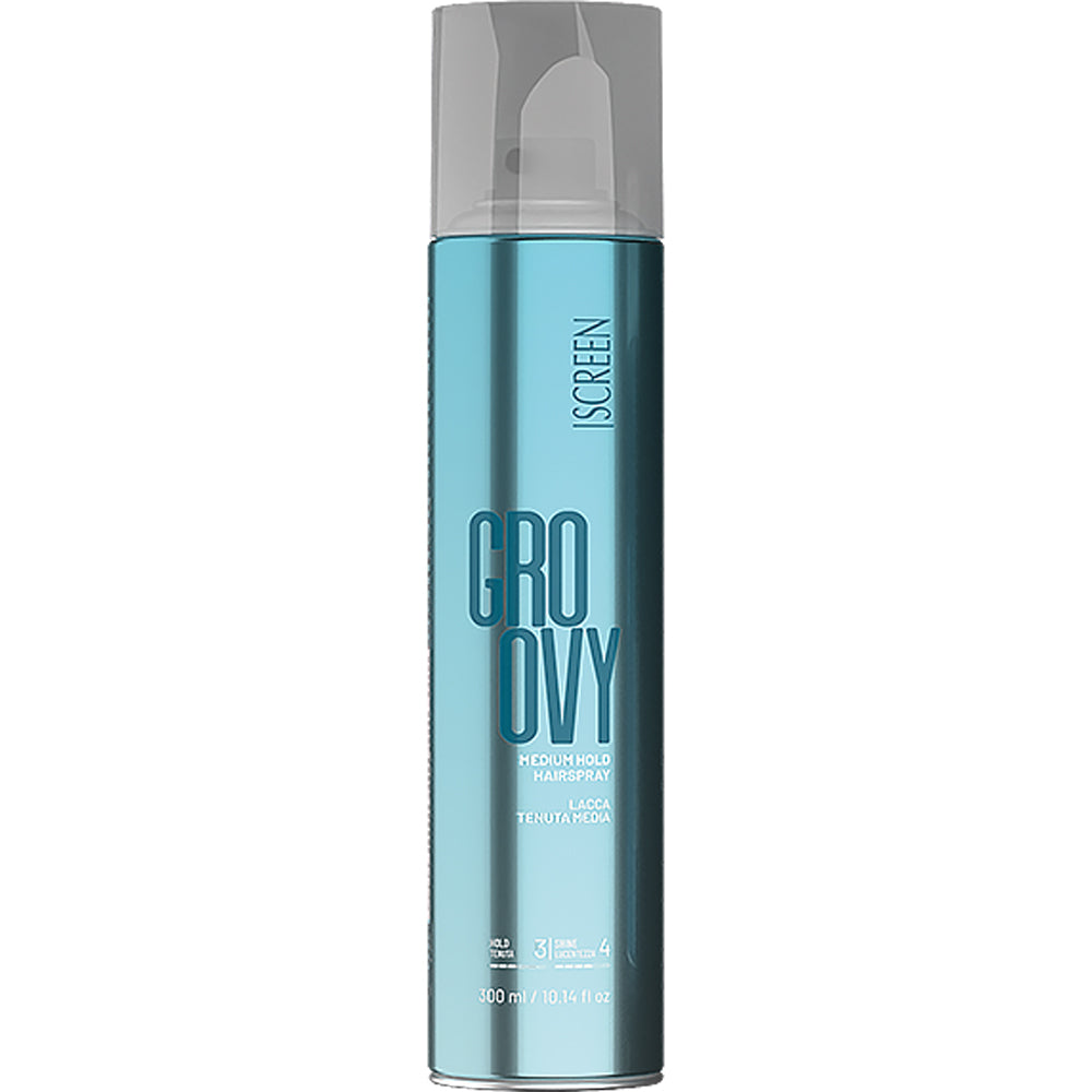 Лак для волосся середньої фіксації - Screen Control Groovy Medium Hold Hair Spray