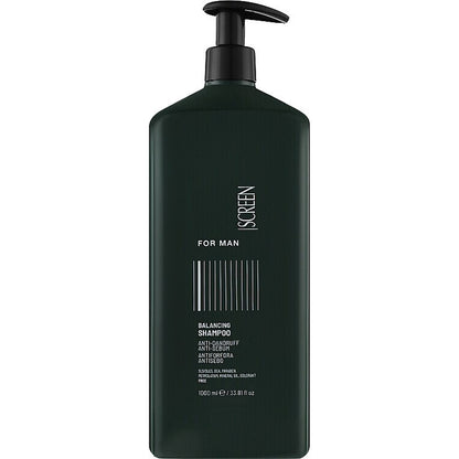 Балансирующий шампунь для жирной кожи головы, против перхоти - Screen For Man Balancing Shampoo