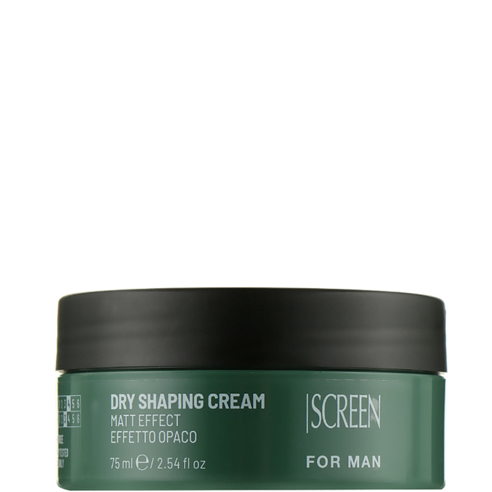 Моделирующий матовый крем для волос средней фиксации - Screen For Man Dry Shaping Cream