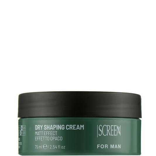 Моделюючий матовий крем для волосся середньої фіксації - Screen For Man Dry Shaping Cream