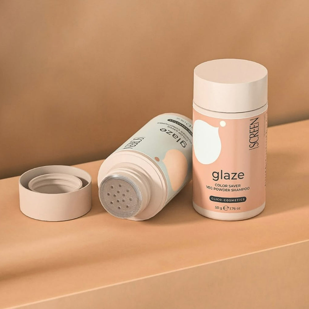 Шампунь для збереження кольору у формі порошку - Screen Purest Glaze Color Saver Veg Powder Shampoo