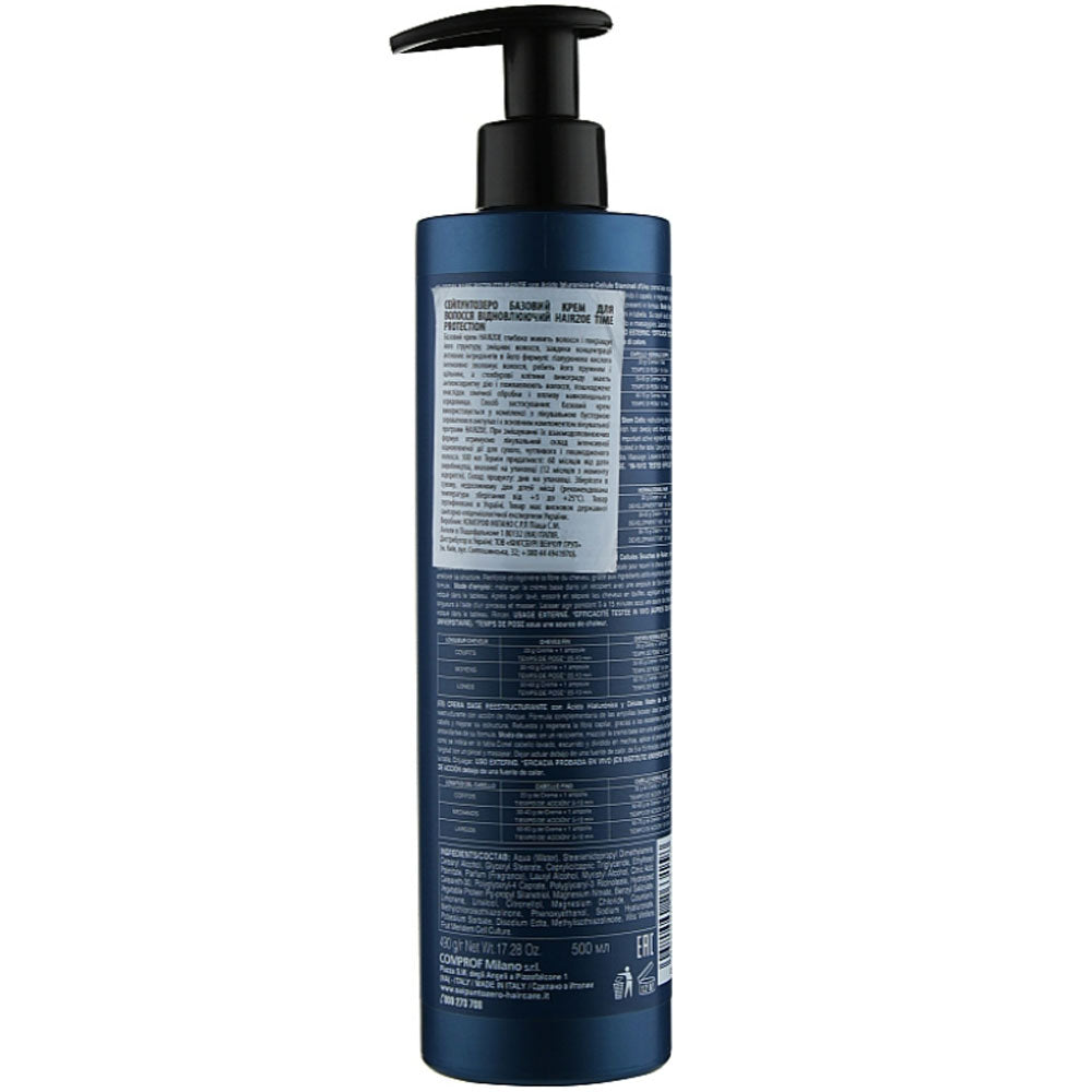 Крем базовий, відновлюючий - Seipuntozero Hairzoe Restructuring Base Cream