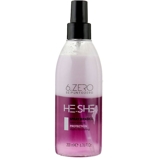 Двофазний спрей для зволоження і живлення волосся - Seipuntozero He.She Hydro-Nourishing Spray