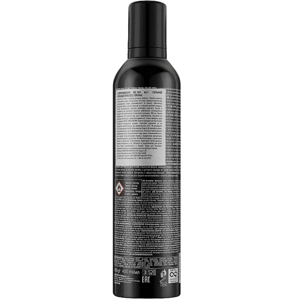 Мус сильної фіксації - Seipuntozero He.She Mousse Extra Strong