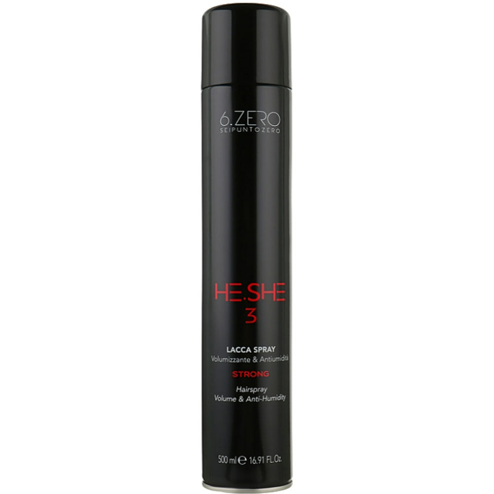 Лак для волосся сильної фіксації - Seipuntozero He.She Strong Hairspray