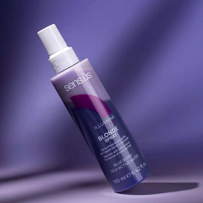 Двофазний спрей для світлого та знебарвленого волосся - Sens.ùs Illumyna Blonde Spray 5