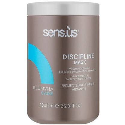Живильна маска для пухнастого волосся - Sens.ùs Illumyna Care Discipline Mask 1000 мл
